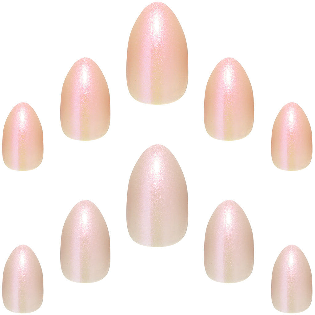 Elegant Touch Luxe Looks False Nails Stiletto Short Length - Creme Brulee (Nails - Loose)