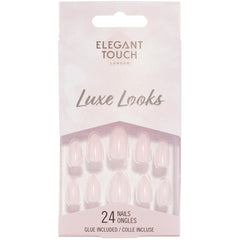Elegant Touch Luxe Looks False Nails Stiletto Short Length - Sugar Glaze