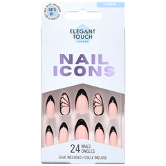 Elegant Touch Nail Icons False Nails Almond Medium Length - Metamorphosis