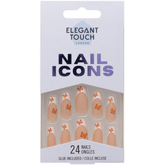 Elegant Touch Nail Icons False Nails Squareletto Long Length - High Flyer