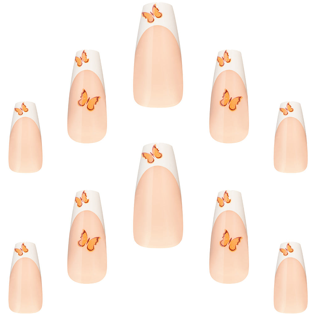 Elegant Touch Nail Icons False Nails Squareletto Long Length - High Flyer (Nails - Loose)