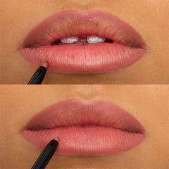 Essence 8H Matte Comfort Lip Liner (0.3g) - Model Shot 4 [02 Silky Hazelnut]