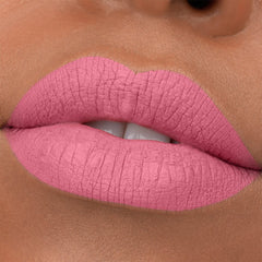 Essence 8H Matte Liquid Lipstick (2.5ml) - Model Shot 2 [05 Pink Blush]