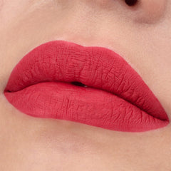 Essence 8H Matte Liquid Lipstick (2.5ml) - Model Shot 1 [07 Classic Red]