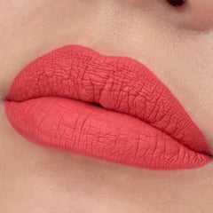 Essence 8H Matte Liquid Lipstick (2.5ml) - Model Shot 2 [09 Fiery Red]