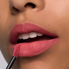 Essence 8H Matte Liquid Lipstick (2.5ml) - Model Shot 1 [16 Velvet Brick]