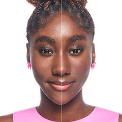 Essence Baby Got Bronze Bronzer Stick (5.5g) - Model Shot 1 (Before & After) [60 Crush On Caviar]