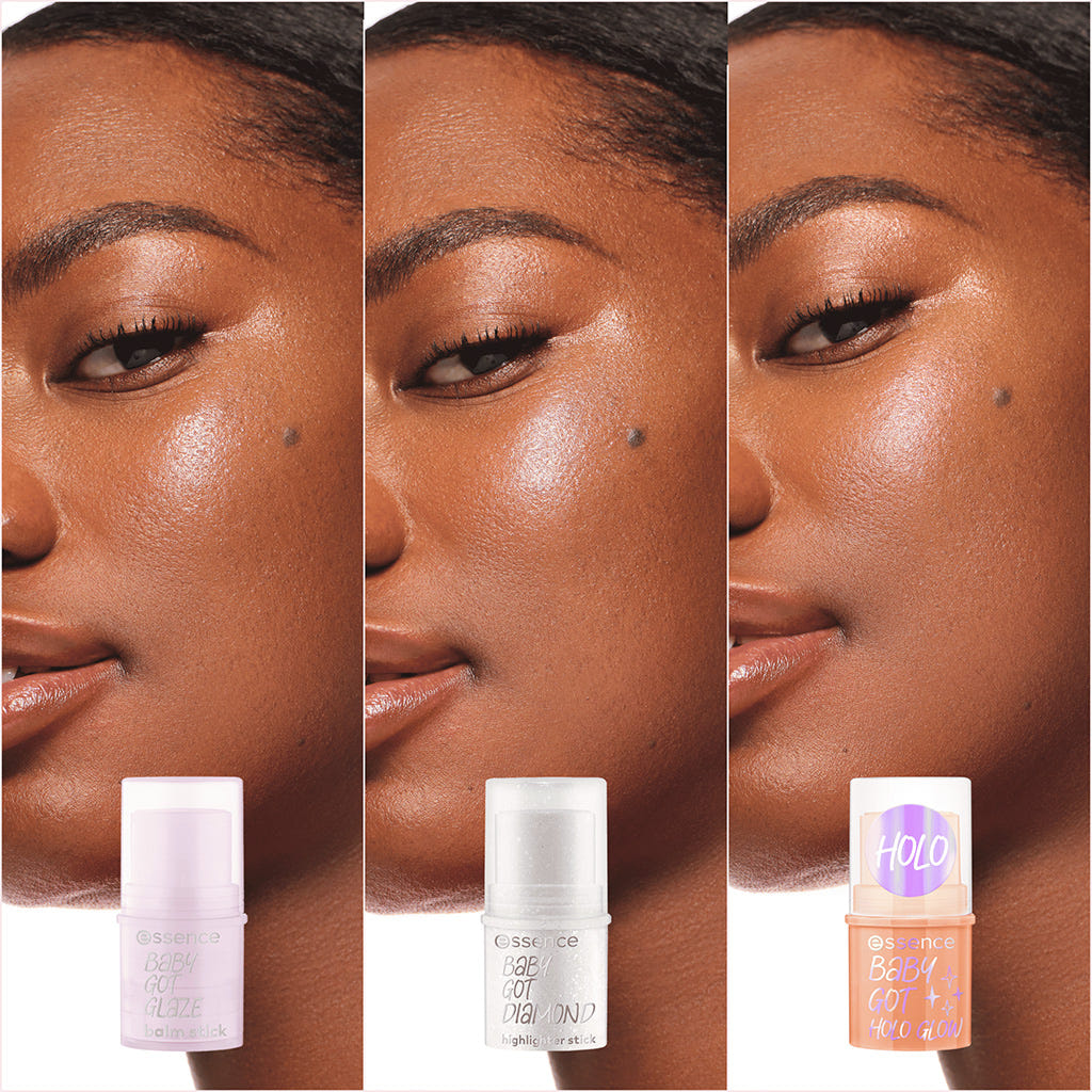 Essence Baby Got Glaze Balm Stick (4.5g) - Comparison Model Shots 1
