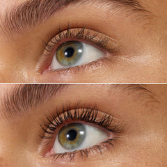 Essence Call Me Queen Dramatic False Lash Effect Mascara Waterproof (11.5ml) - Model Shot 1 (Before & After)