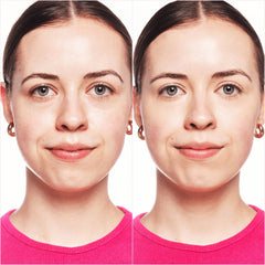 Essence Camouflage+ Matt Concealer (5ml) - Model Shot 1 (Before & After) [23 Warm Sand]