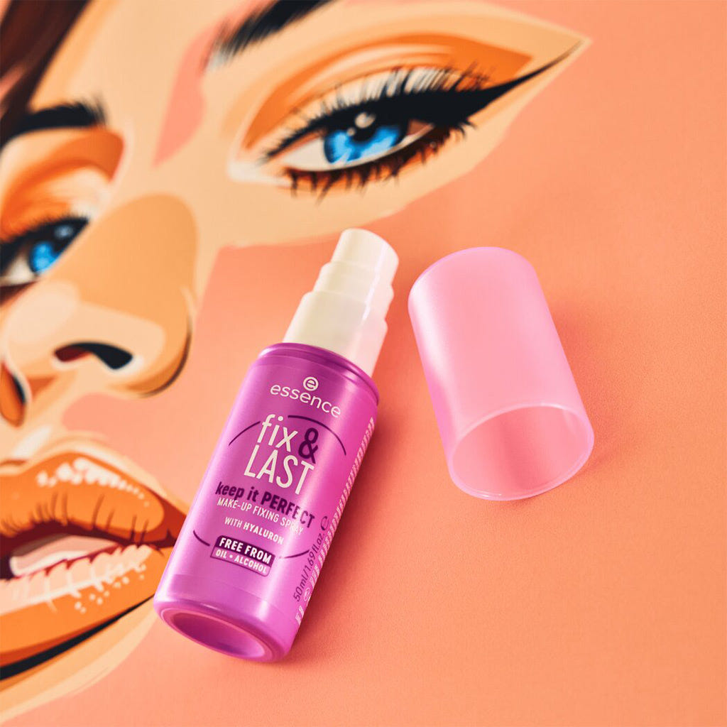 Essence Fix & Last Keep It Perfect Makeup Fixing Spray (50ml) - Lifestyle Shot 1