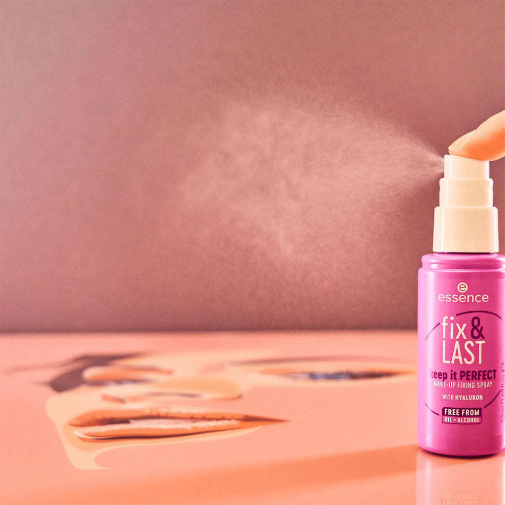 Essence Fix & Last Keep It Perfect Makeup Fixing Spray (50ml) - Lifestyle Shot 2