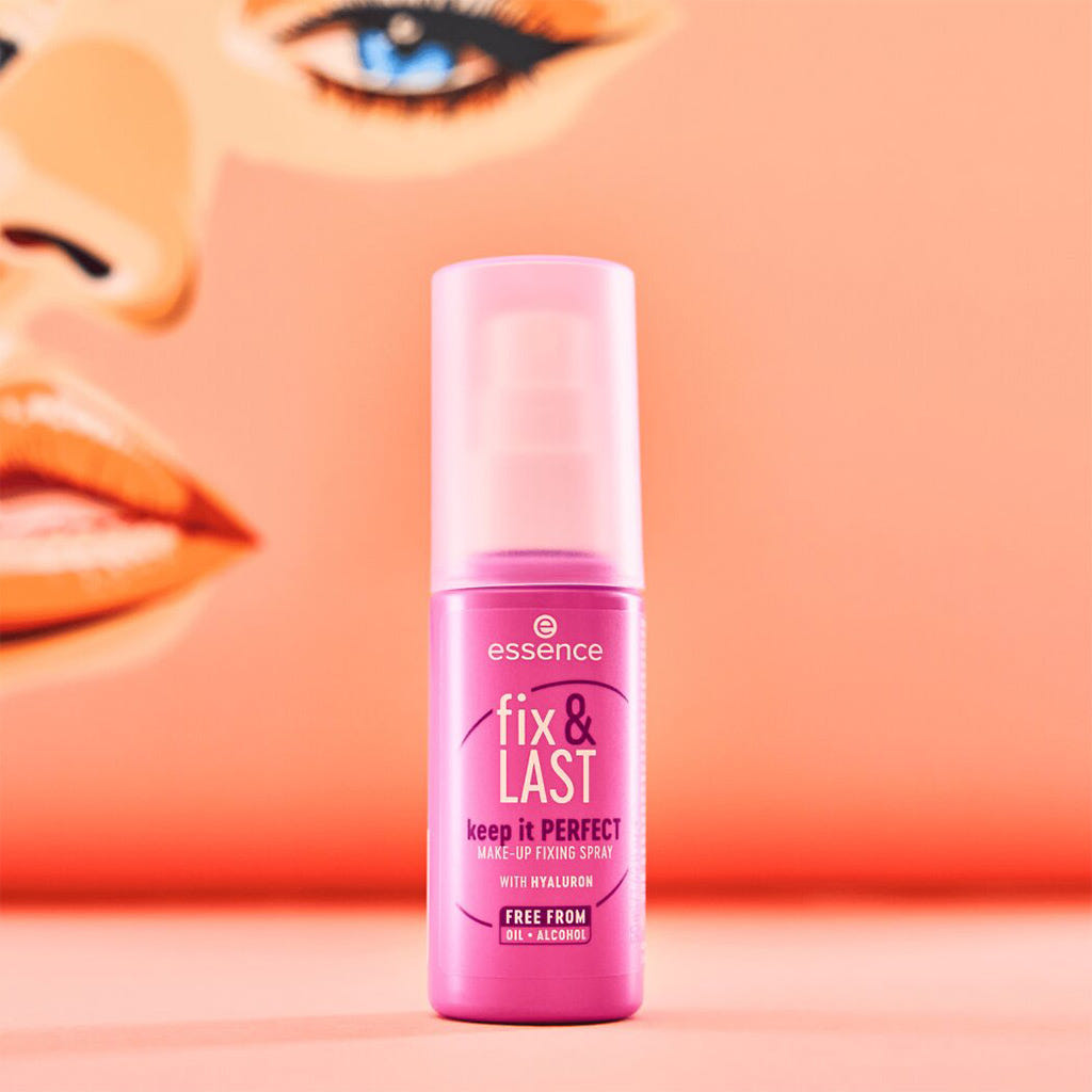 Essence Fix & Last Keep It Perfect Makeup Fixing Spray (50ml) - Lifestyle Shot 3