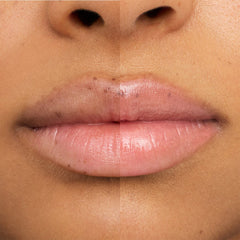 Essence Glossy Glaze High Shine Lipstick (1.9g) - Model Shot 1 (Before & After) [02 On Cloud Nude]