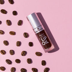Essence Hydra Kiss Lip Oil (4ml) - Lifestyle Shot [08 Mocha Glow]