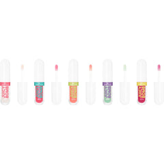 Essence Juicy Bomb Lip Oil Set (5 x 2.4ml) - Tubes and Applicators