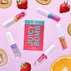 Essence Juicy Bomb Lip Oil Set (5 x 2.4ml) - Lifestyle Shot 1