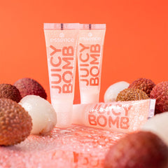 Essence Juicy Bomb Shiny Lipgloss (10ml) - Lifestyle Shot [101 Lovely Litchi]