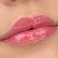 Essence Juicy Bomb Shiny Lipgloss (10ml) - Model Shot 1 [104 Poppin' Pomegranate]