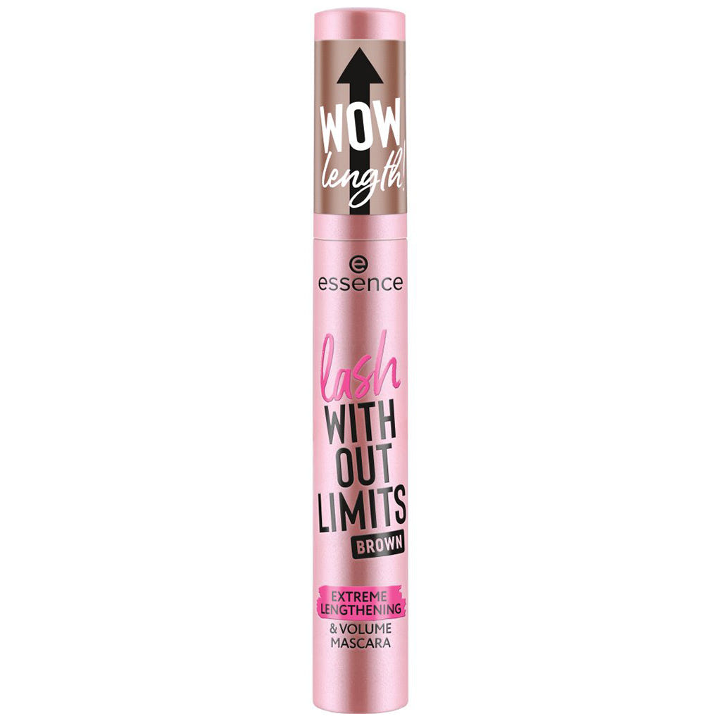 Essence Lash Without Limits Brown Extreme Lengthening & Volume Mascara (13ml) - Tube
