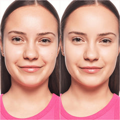 Essence Stay All Day 16H Long Lasting Foundation (30ml) - Model Shot 1 (Before & After) [04 Soft Champagne]