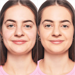 Essence Stay All Day 16H Long Lasting Foundation (30ml) - Model Shot 1 (Before & After) [20 Soft Nude]