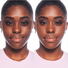 Essence Stay All Day 16H Long Lasting Foundation (30ml) - Model Shot 1 (Before & After) [45 Soft Hazelnut]