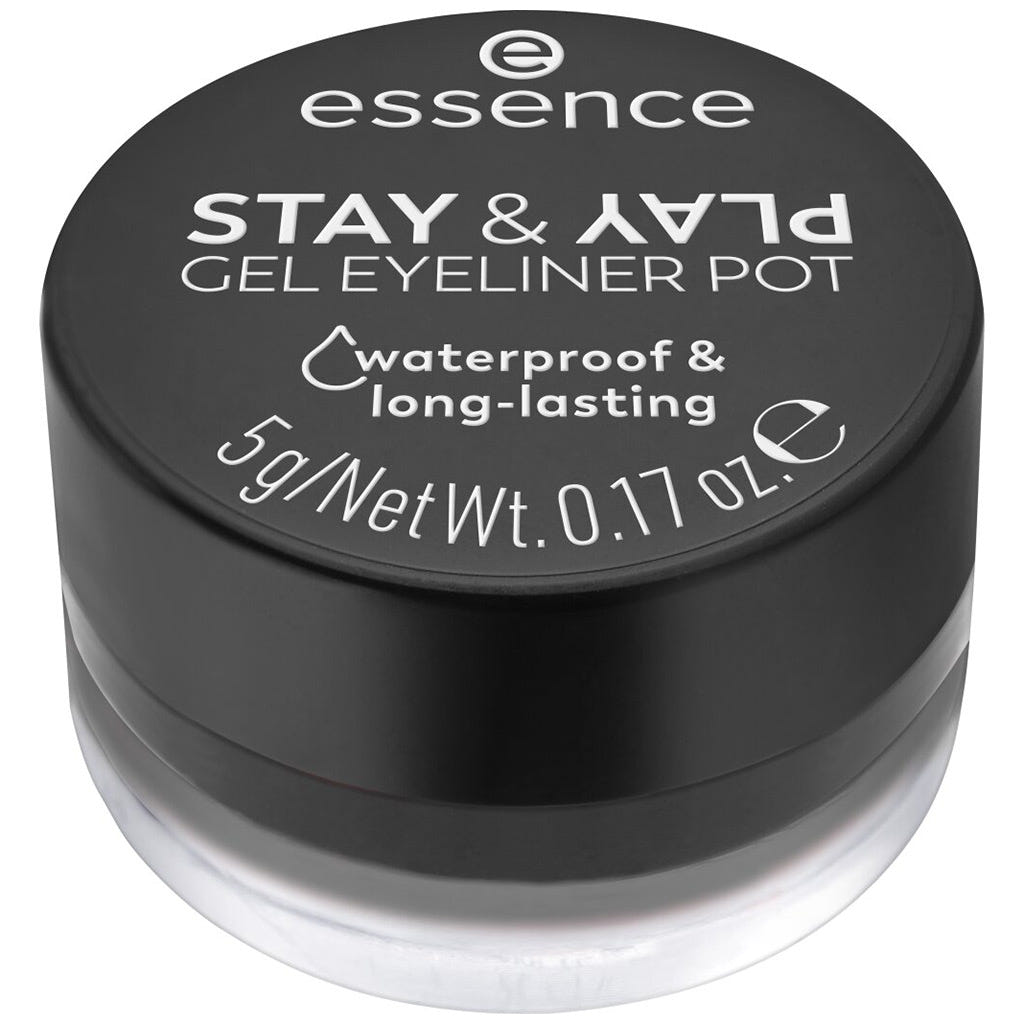 Essence Stay & Play Gel Eyeliner Pot (5g) - Pot [01 Black]