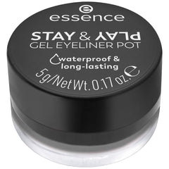 Essence Stay & Play Gel Eyeliner Pot (5g) - Pot [01 Black]