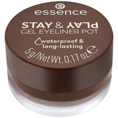 Essence Stay & Play Gel Eyeliner Pot (5g) - Pot [02 Brown]