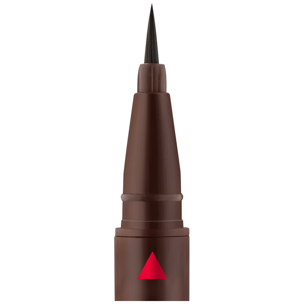 Essence Super Fine Brush Liner Waterproof 02 Light Brown (0.7g) - Brush Tip Applicator