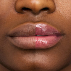 Essence The Super Peptide Glossy Lip Treatment (10ml) - Model Shot 1 (Before & After) [04 Coralized!]