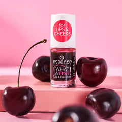 Essence What A Tint! Lip & Cheek Tint (4.9ml) - Lifestyle Shot 1 [01 Kiss From A Rose]