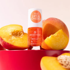 Essence What A Tint! Lip & Cheek Tint (4.9ml) - Lifestyle Shot [03 Peachy Vibes]