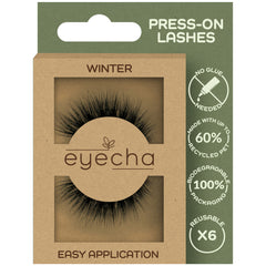 Eyecha Eco Press-On False Lashes - Winter