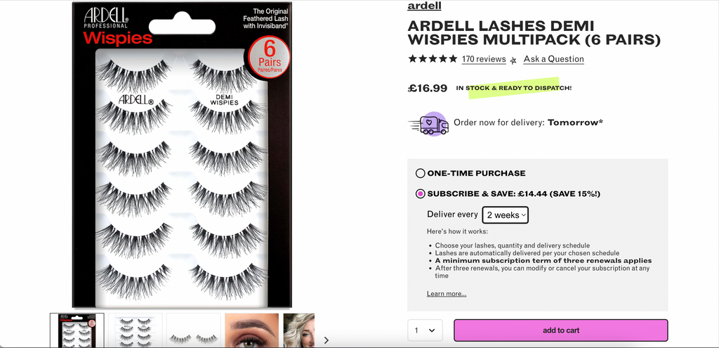 Eyelash Subscriptions