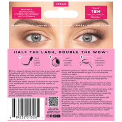 Eylure 3/4 Length Lashes 017 (Back of Packaging)
