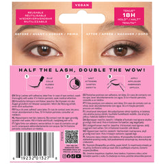 Eylure 3/4 Length Lashes 027 (Back of Packaging)