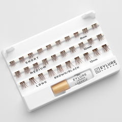 Eylure Cluster Lashes Brown/Black (Tray Shot)