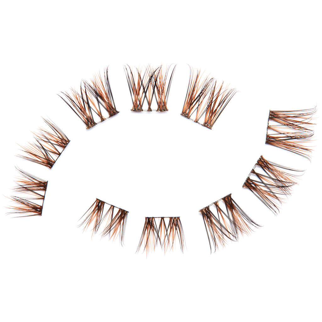 Eylure Cluster Lashes Brown/Black - Wispy No. 7 (Lash Scan)