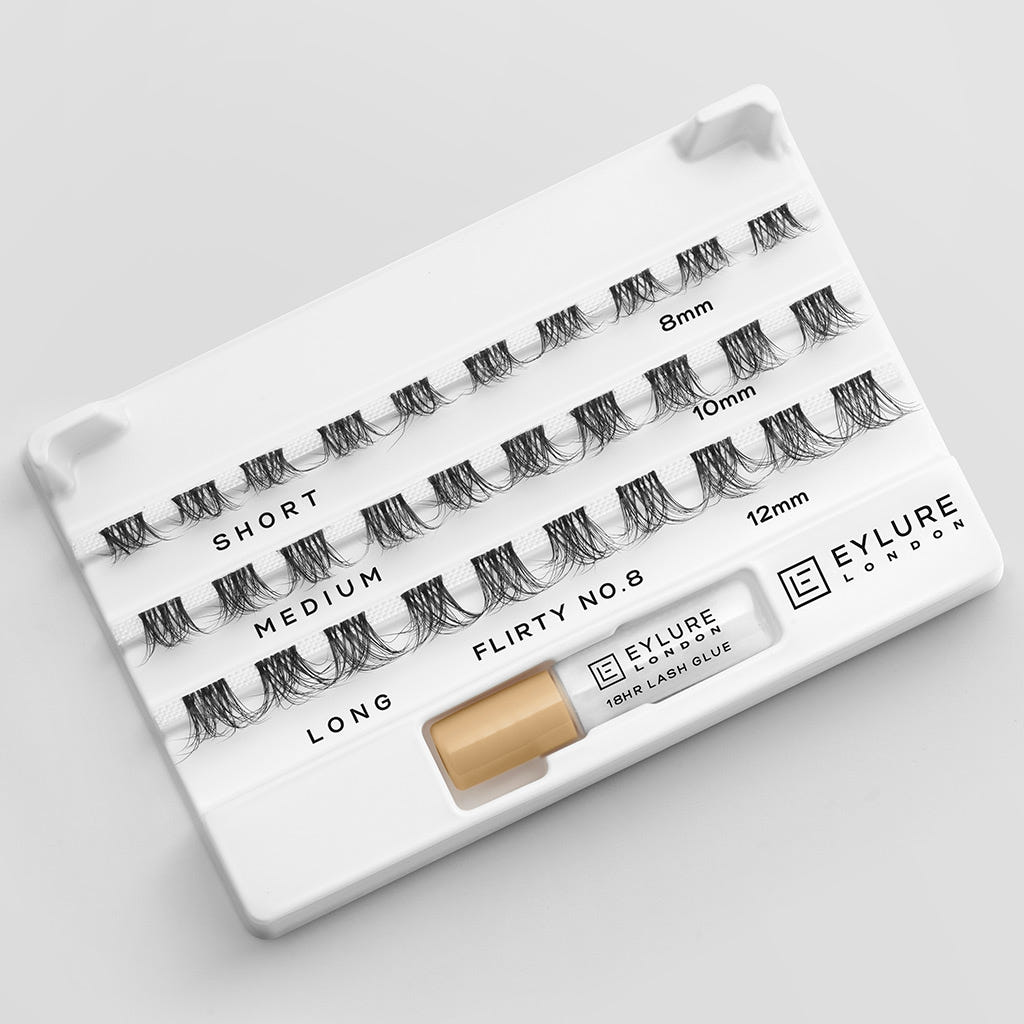 Eylure Cluster Lashes - Flirty No. 8 (Tray Shot)