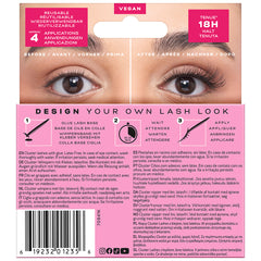 Eylure Cluster Lashes - Fluttery No. 2 (Back of Packaging)