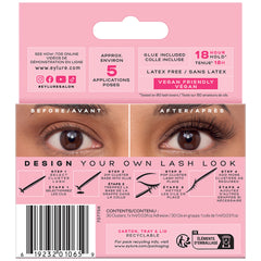 Eylure Cluster Lashes Lengthening (Back of Packaging)