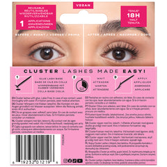 Eylure Cluster Lashes Pre-Mapped - Lengthening (Back of Packaging)