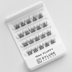 Eylure Cluster Lashes Refill Pack - Fluffy 10mm (Tray Shot)