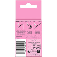 Eylure Cluster Lashes Refill Pack - Fluffy 10mm (Back of Packaging)