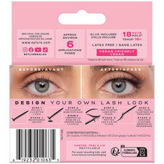 Eylure Cluster Lashes Wispy (Back of Packaging)