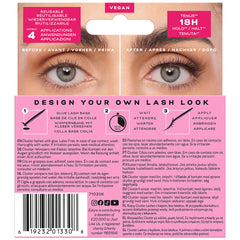 Eylure Cluster Lashes - Your Lash, Your Way (Back of Packaging)