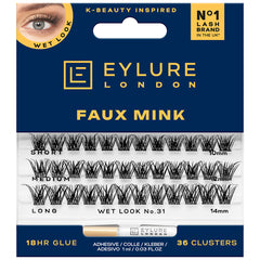 Eylure Faux Mink Clusters - Wet Look No. 31