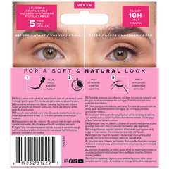 Eylure Half Lash No. 8 (Back of Packaging)